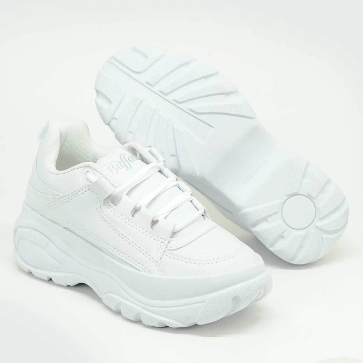 Tênis Plataforma Feminino Bufalo London – Branco / 34