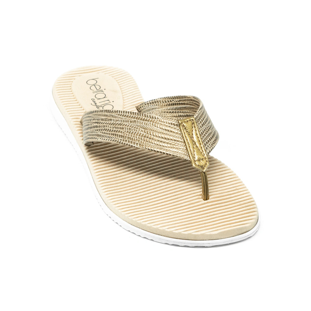Chinelo Feminino Beira Rio Metalizado Cestary