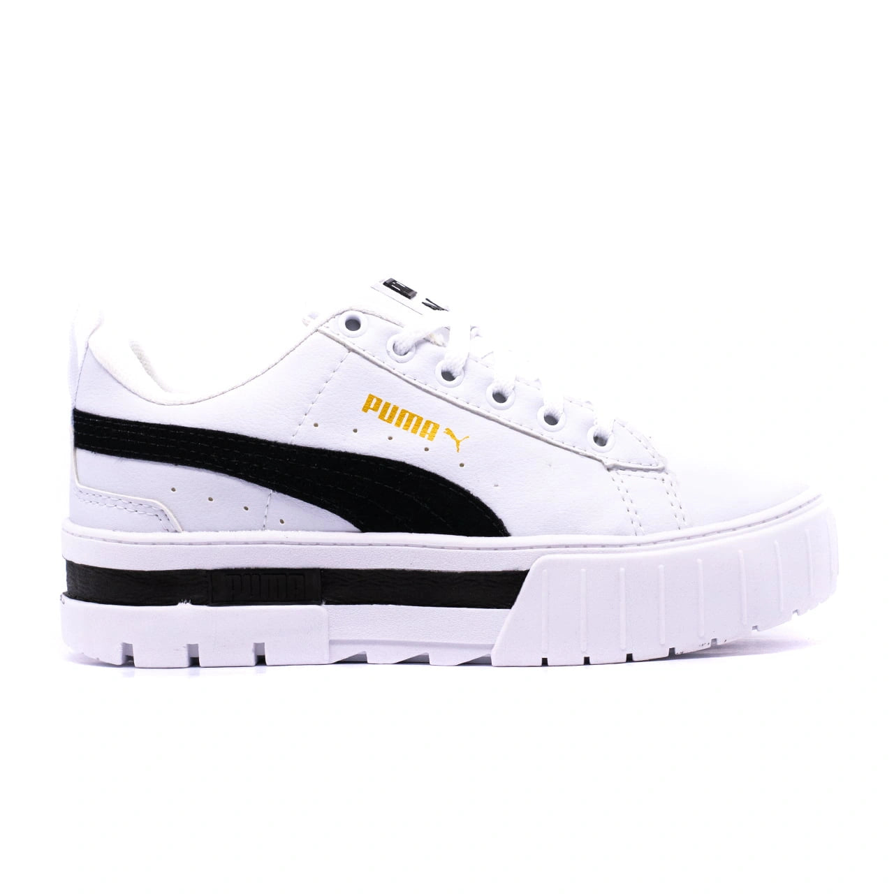 Tênis Feminino Puma Mayze – Branco e Preto / 36