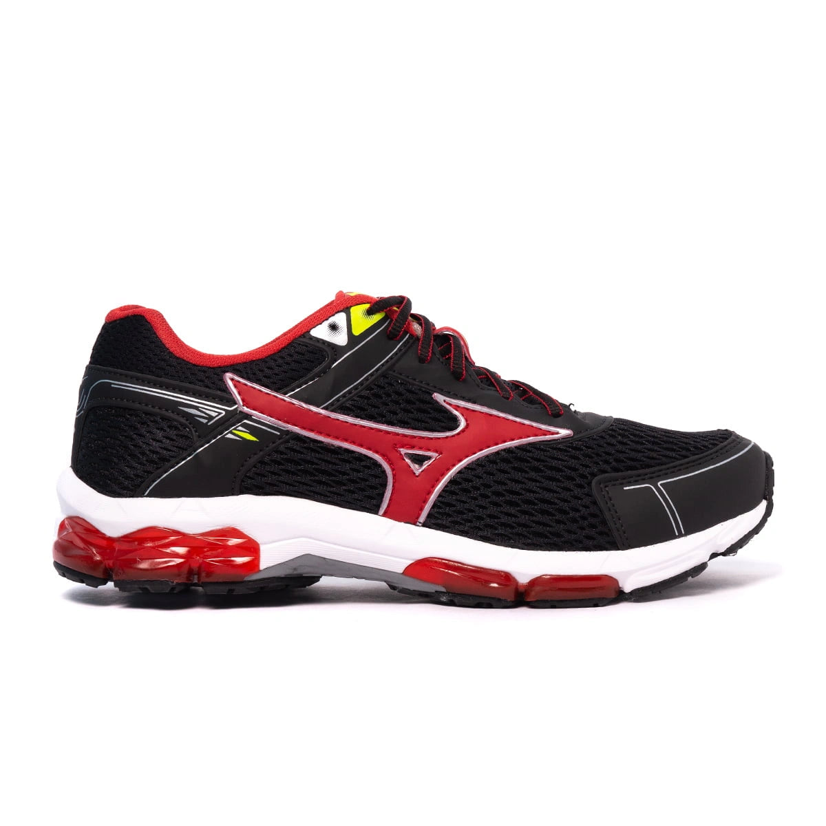 Tênis Mizuno Jet Masculino – Preto e Vermelho / 38