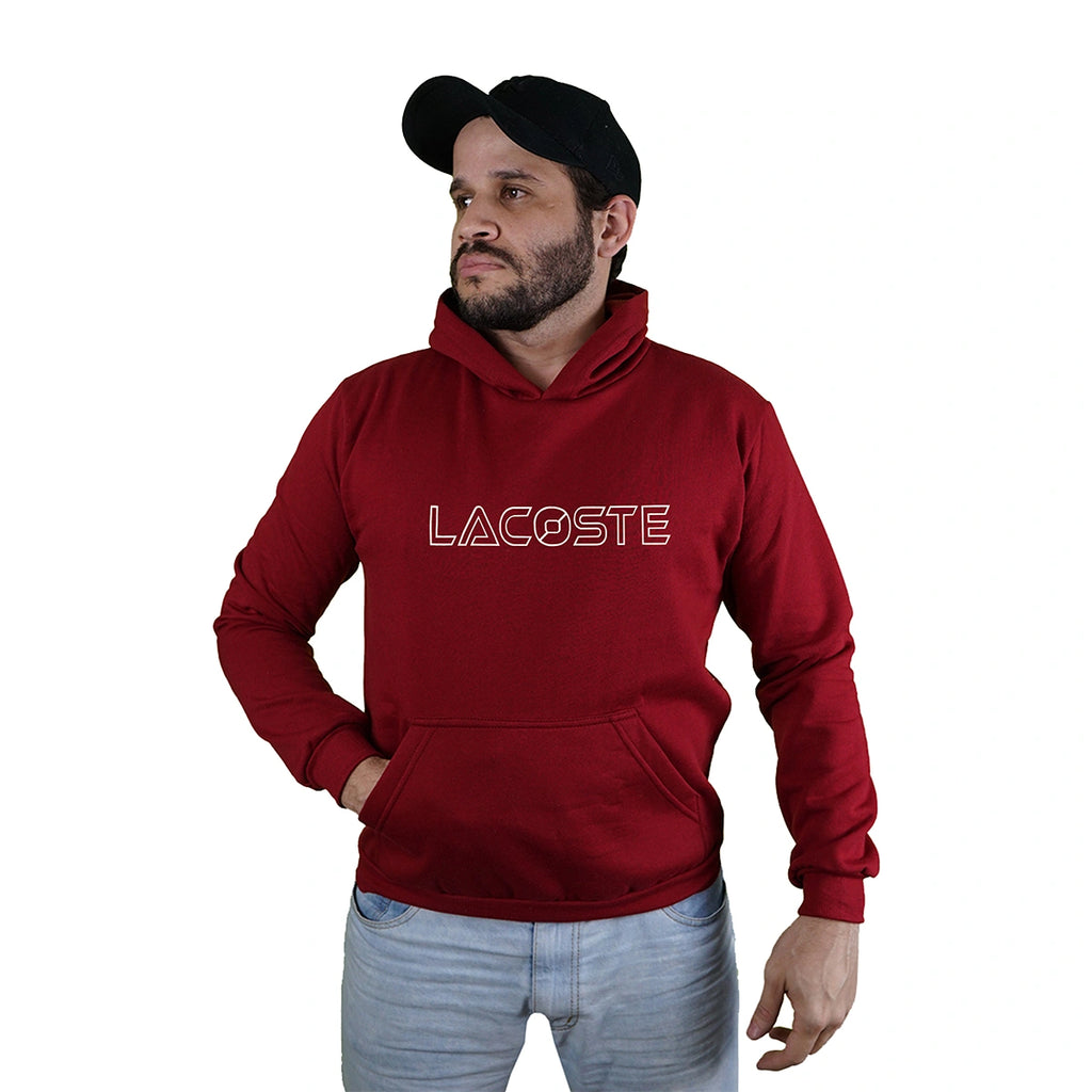 Blusa Moletom Lacoste Com Capuz Premium