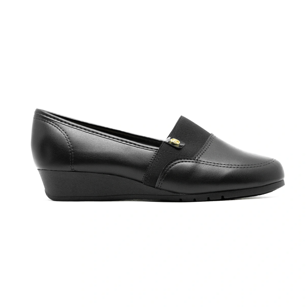 Sapato Casual Feminino Moleca Napa Turim Elástico